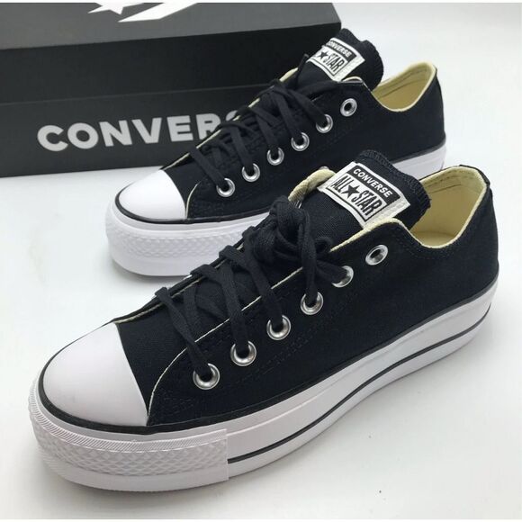 Converse Chuck Taylor All Star CTAS Platform Ox lCanvas Sneakers Women’s Size 8 - Picture 1 of 12